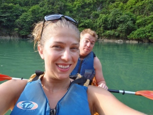 Kayaking with my brother!